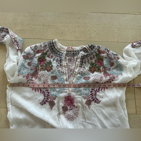 Johnny Was Sundae Tunic sz medium - Picture 9 of 9